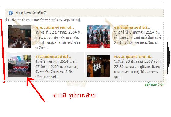 อยากแสดงข่าวและมีรูปภาพด้วยตามตัวอย่าง
